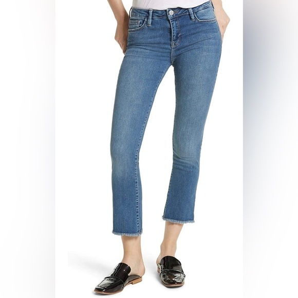 Free People raw hemline cropped Jean - Picture 1 of 6